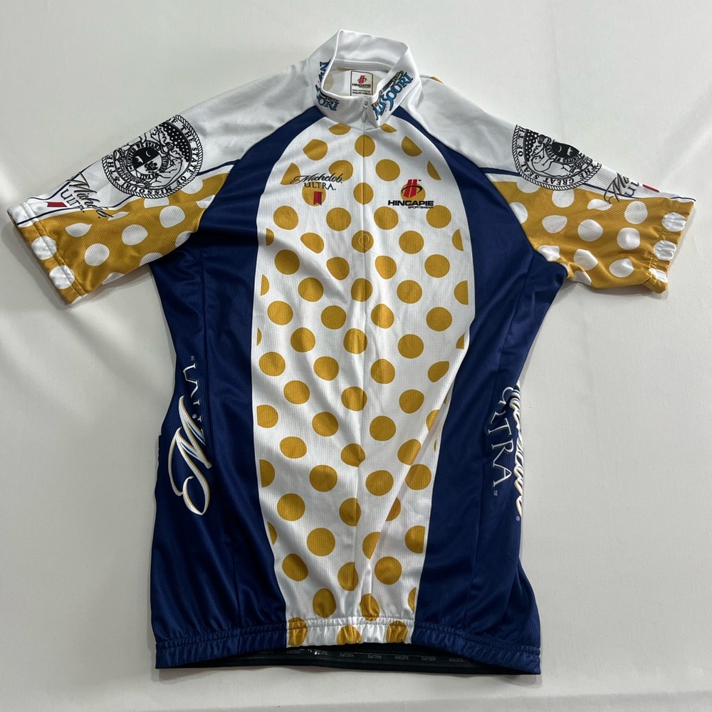Hincapie Men's Half Zip Michelob Ultra‎ Tour of Missouri Cycling Shirt M